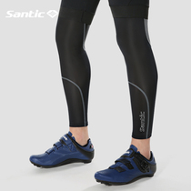 Santic sen getaway sunscreen for men and women running for leg and leg bike riding equipped outdoor sports kneecap