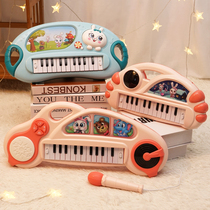 Pretty baby music toy hand clap drum baby early education puzzle electronic organ baby one to two years old childrens year old gift