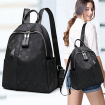 Oxford Cloth Double Shoulder Bag Woman 2021 New Fashion 100 Hitch Nylon Large Capacity Waterproof Canvas Travel Anti-theft Backpack