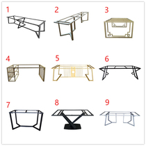 Three Kingdoms stainless steel iron carbon steel table foot bracket rock plate marble table tea table several office tripod customization