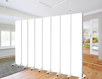 Chinese office Living Room restaurant hotel stop Net red folding mobile cover pure white partition activity screen