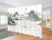 New Chinese Living Room restaurant hotel block bedroom folding mobile block hotel air conditioning partition office screen