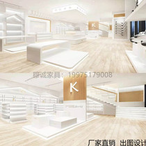 Custom mother and baby store display cabinet milk powder diaper display shelf stroller against the wall high cabinet multi-function general food Nakajima