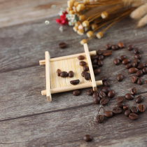 Cup Cushion Cup ToWell Shaped Bamboo Mat Tea Set Photo Shooting Props Photographic Props Retro Shooting Background Swing Pieces