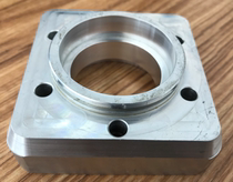 Aluminium alloy turbine reducer distribution servo motor special output connection flange NMRV50 spot supply