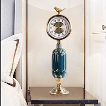 Modern fashion simple light luxury clock clock door decoration home living room ornaments personality desktop silent clock