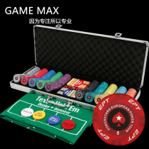New Advanced Texas Holdem Ceramic Chip Set High-end people with multiple matching poker cards