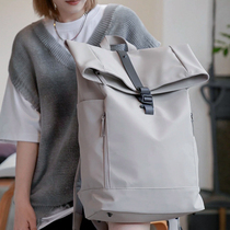 Swedish GL waterproof double shoulder bag advanced feel light large capacity male and female computer backpack mens small travel bag