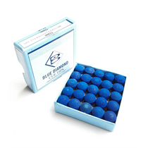 Imported BLUE DIAMOND blue diamond leather head billiard club black eight head snooker pole 16 color rod leather head