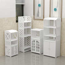Toilet rack bathroom floor-to-ceiling corner storage rack toilet toilet bathroom counter-free triangular shelf