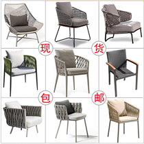 Outdoor rattan chair sofa Three sets living room outdoor open air casual like board room Balcony Courtyard Rope-knitted furniture waterproof