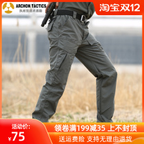 Archon Lie Feng tactical trousers mens spring and autumn outdoor overalls military fans straight waterproof special forces training pants