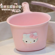 Melody KT baby bath water ladling ladle plastic baby shampoo Cup children scoop water spoon Kitchen shampoo Cup