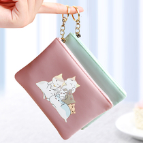 Zero Wallet Woman Mini Short 2021 new Korean version cute kittys Backyard Bag Coin Bag small square bag
