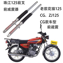 Motorcycle This CG125ZJ12 Pearl River old flower cat Miscellaneous brand CG model front shock absorber front shock absorber front fork