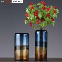 Yiming soft dress Chinese modern simple American flower arrangement vase creative home restaurant TV cabinet flower decoration