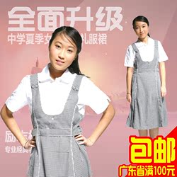 励志深圳校服 女中学生夏季礼服裙 春夏装礼服制服裙子 连衣裙