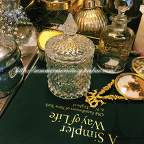 BE exported to Europe and the United States vintage French style glass crystal prismatic inductive storage jewelry box