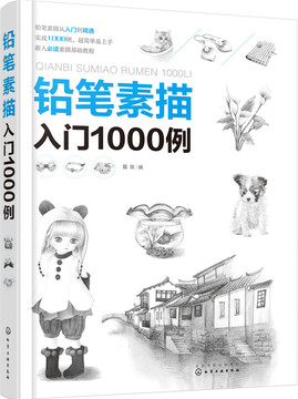 素描教程书零基础自学入门书 铅笔素描入门1000例 素描石膏几何体人物