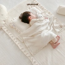 UpupFour exports Korean crib quilted milk velvet baby pure cotton bed sheet pillow A class autumn winter