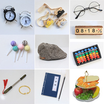 Newborn Baby Small Baby Full Moon Shine Swing Piece Alarm Clock Emulation Fruit Orange Subumbra baby photo shoot the props