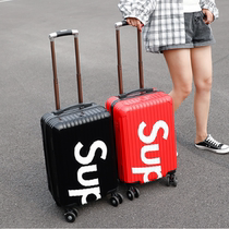 Customized practical gift trolley case universal wheel suitcase 20 inch sup luggage password box for men and women custom logo