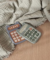LittleHome Spot Denmark Liewood Newborn Calculator Tooth Gum Multifunction Silicone Cell Phone Mouth Bite