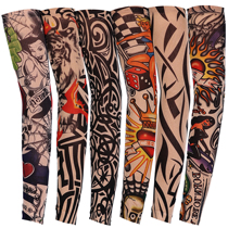 Small code riding sleeves tattooed sleeves seamless male and female flower arms Outdoor sunscreen sleeves Tattooed Bronzing Arm Braces