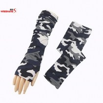 Driving sunscreen sleeve lengthened mens breathable sleeve Womens summer ultraviolet arm thin sleeves riding anti-ice silk thread