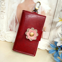 Key Pack Female Sweet Beauty Ladies Car Electric Car Key Bag Small Multifunction With Zero Money Blocking Key Button