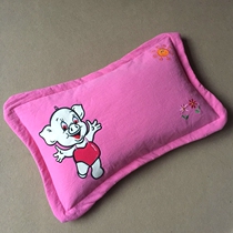 New version of special cotton anti-deflection Head 1-8 years old buckwheat Shell Pearl cotton lively cute little pig baby pillow