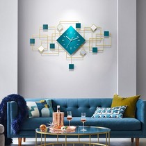 Nordic light luxury living room wall clock home atmosphere creative hanging watch fashion simple modern wall decoration clock mute