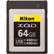 NIKON/尼康XQD存储卡64G 440MB/S Z6 Z7 D850 D6 送沣标887读卡器