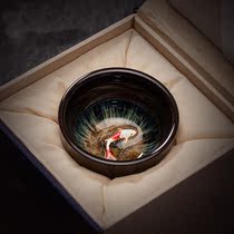 Jinsha Jianzhan Tea Cup every year has fish tea cup single Cup ceramic kiln tea set Master Cup Tea Cup personal special Cup