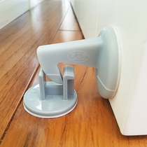 Punch-free silicone door handle hook windproof holder anti-collision wall door hook toilet glass door hook door hook door
