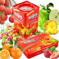 Swiss Sugar Sugus Mixed Fruit Flavored Fudge 550gVC juice Wedding candy Six section Wrigley 413g