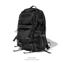 LIVEBOX Tooling Double Shoulder Bag Male College Student School Bag Large Capacity High School Travel Day Train TIDAL Backpack Computer