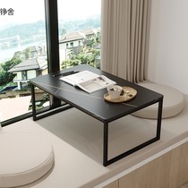 Japanese floating windowsill marble desk rock board tea table small table simple light luxury net red tatami tea low table
