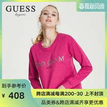 Guess 2020 spring new women's solid letter logo long sleeve pajamas o92q03fl020