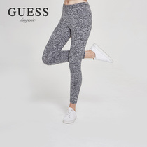 Guess women's solid color simple leisure elastic fitness tights o84q18vi00e