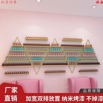 Decoration shelf Transparent display desktop trapezoidal nail art multi-layer nail polish shelf display stand on the table