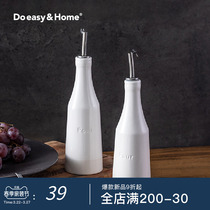 Doycroft ceramic soy sauce vinegar seasoning bottle Home anti-oil spill pot Eurostyle inverted oil bottle kitchen Sauce Bottle