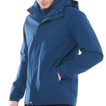 Exploratory outdoor clothes men and womens three-in-one jacket mountaineering suit fleece inner tank thickened in winter and removable