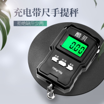 Charging portable scale electronic scale Portable high precision hand-held small home scale Express shopping Hand-pull small hand-take