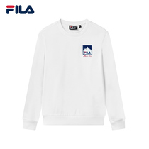  FILA FILA official womens pullover sweater autumn 2021 new all-match printing casual sweater women