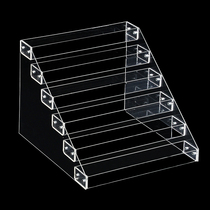 Acrylic display rack trapezoidal transparent cigarette shelf cigarette holder convenience store supermarket storage display rack multi-function