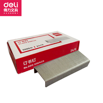 deli 24 6 High Strength Staples 12# Staples 1000 Boxes 10 Boxes