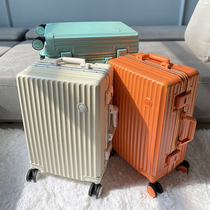 Export aluminum frame box suitcase Female small fresh universal wheel trolley box suitcase small boarding box 20 inches