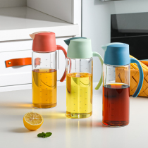 Kawajima House automatic opening and closing glass oil household kitchen soy sauce vinegar pot without oil bottle oil pouring oil artifact