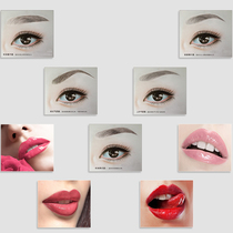 Eyebrow-eye lip decorative painting poster micro-plastic mural Korean embroidery photo wall Korean semi-permanent embroidery hanging painting